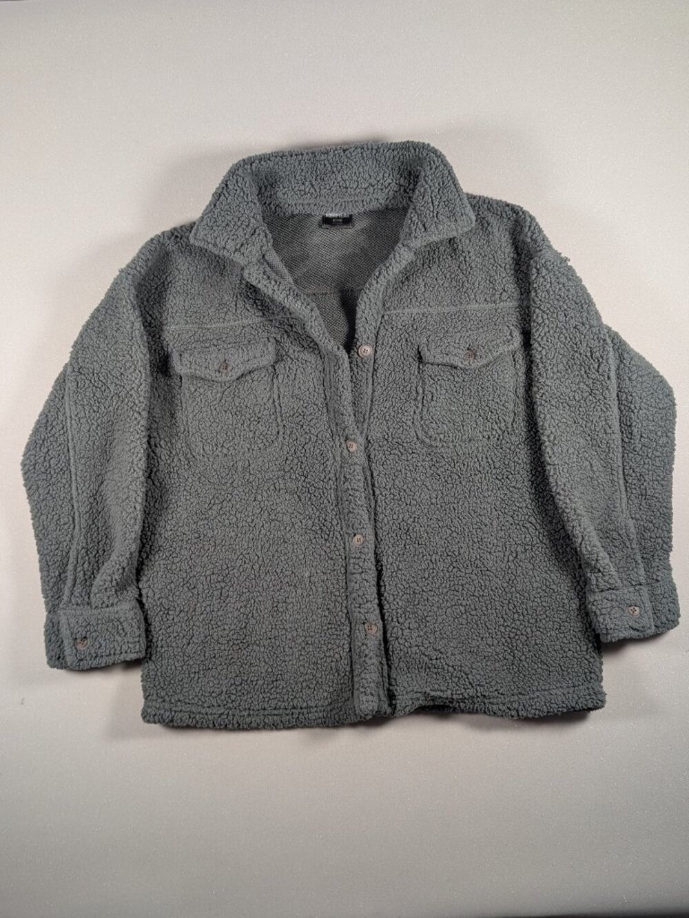 Women's 32 Degrees Button Front Gray Jacket Size M/L